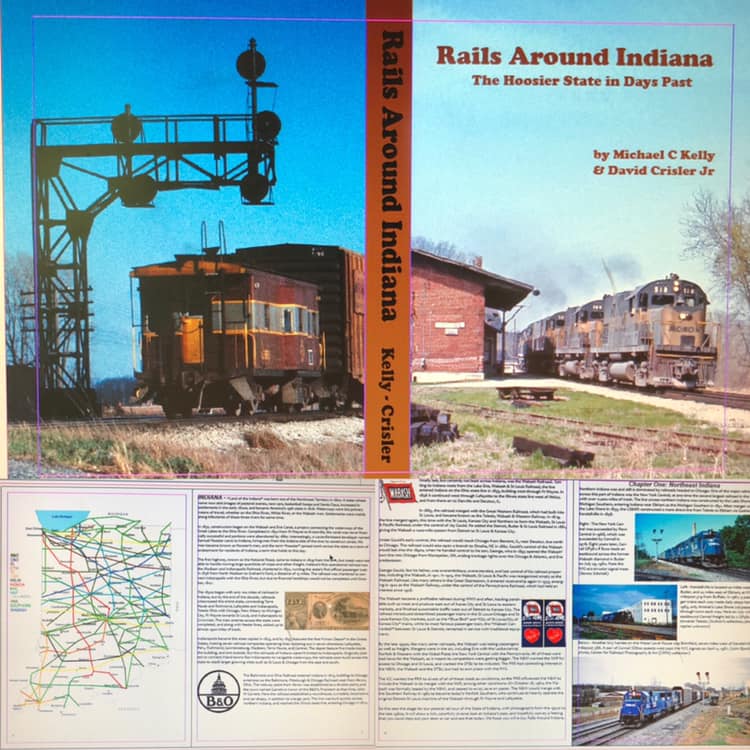 Rails Around Indiana Hardback book by Michael Kelly and David ...