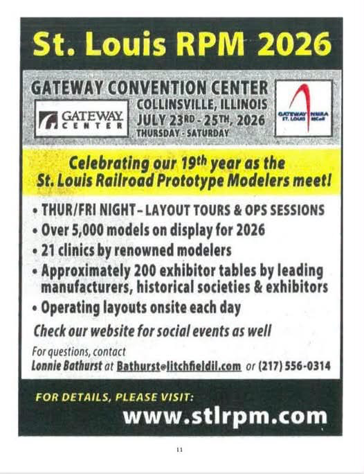 “Rails Around” at the 2026 St Louis RPM meet